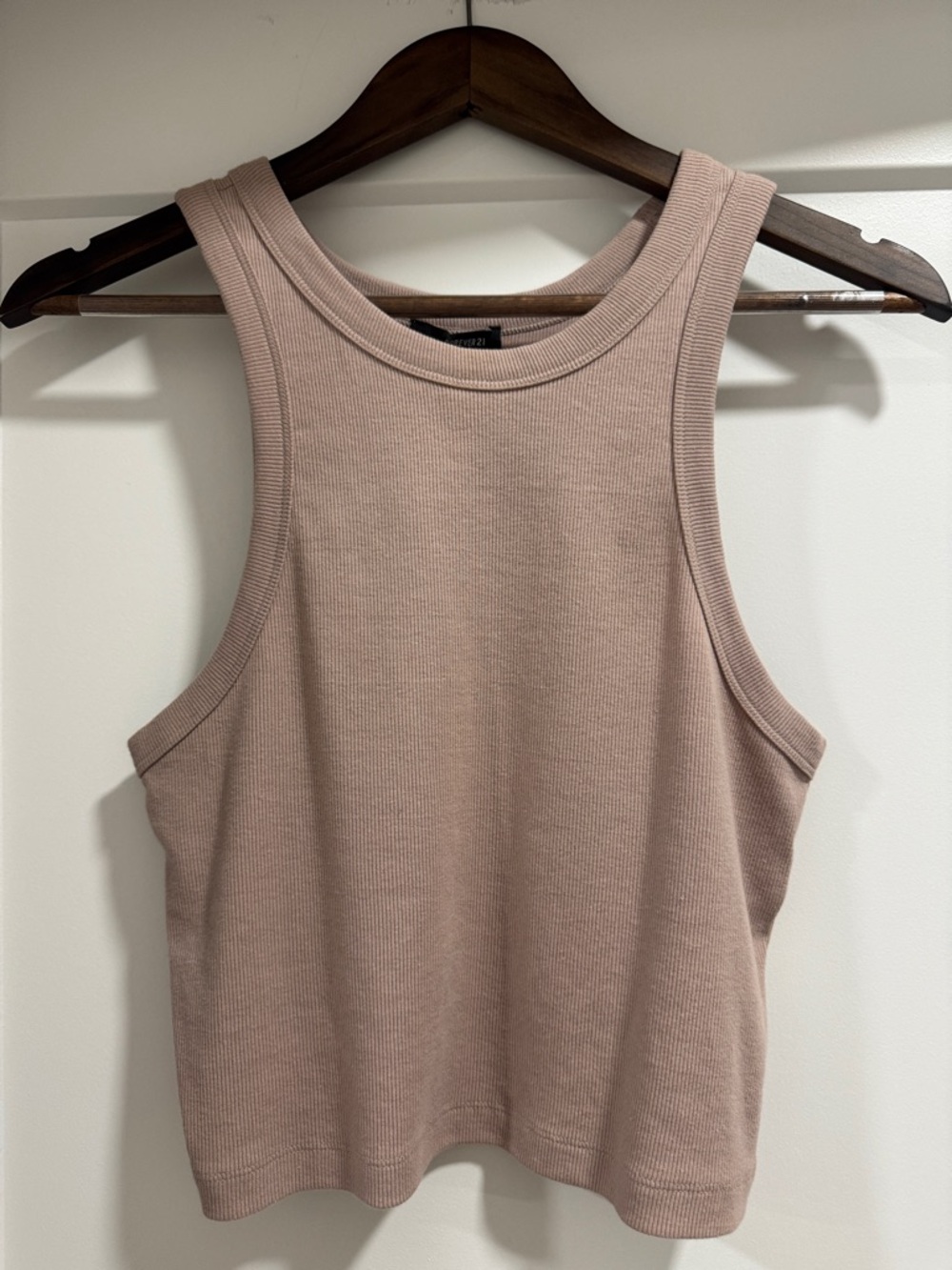 Ribbed Tank Top - Blush Pink / Nude